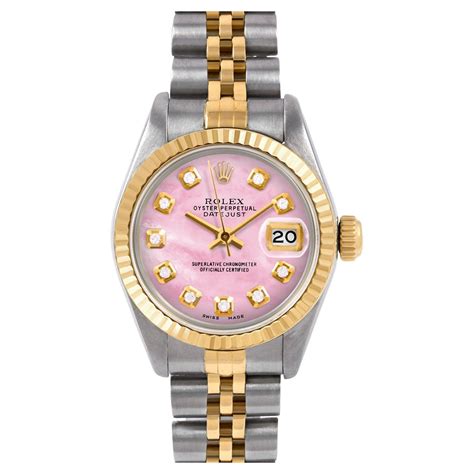 rolex two tone women& 39